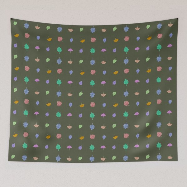 Item preview, Fall Leaves On Grey Asparagus designed and sold by artistmaria.