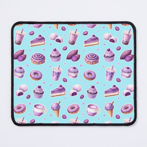 Item preview, Ube Food Pattern Vintage Watercolor Purple Yam Desserts designed and sold by merchxwear.
