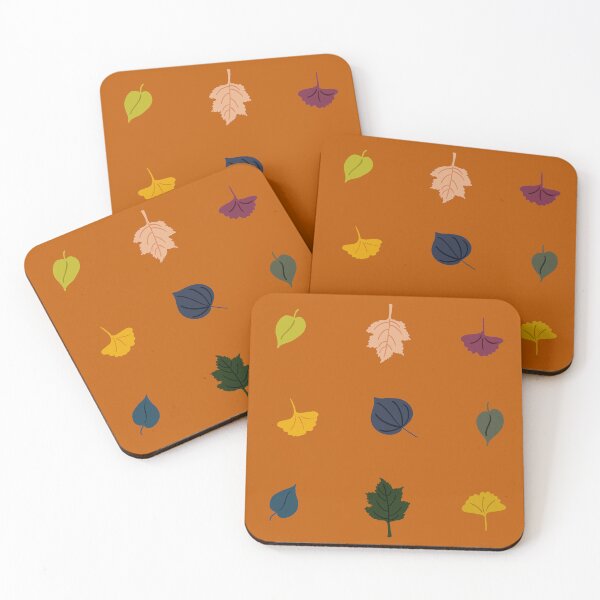 Item preview, Fall Leaves On Rust Orange designed and sold by artistmaria.