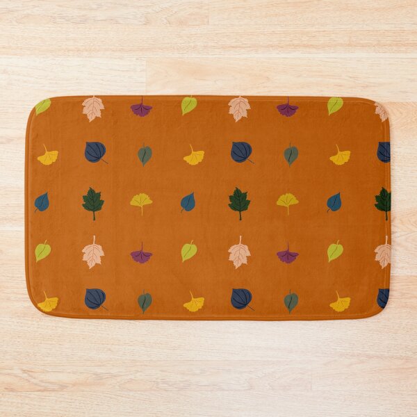 Item preview, Fall Leaves On Rust Orange designed and sold by artistmaria.