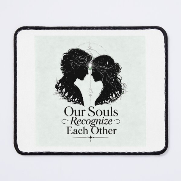Item preview, Our Souls Recognize Each Other Ethereal Silhouette Art designed and sold by Aliplus+.