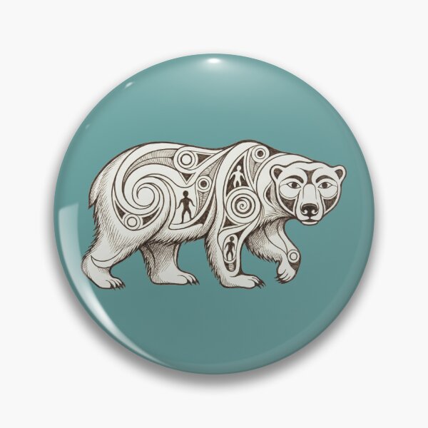 Item preview, Nanook Spirit – Indigenous Inuit Formline Polar Bear Art designed and sold by FreiherrPK.
