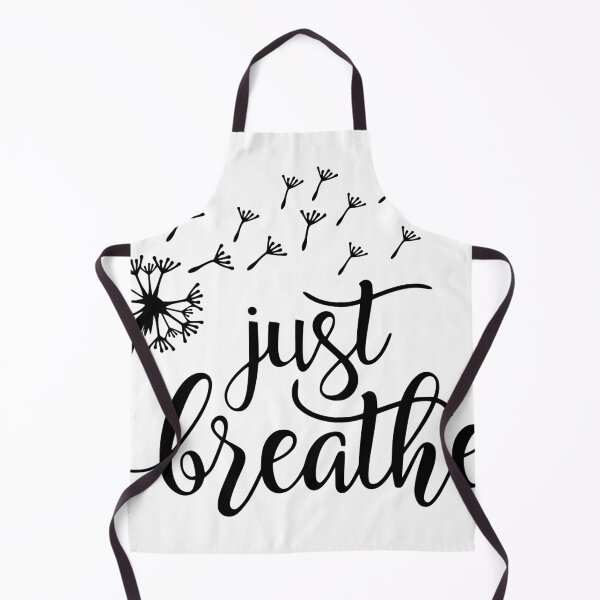 Item preview, Hand-Lettered "Just Breathe" Dandelion Calligraphy Art Print designed and sold by Shopeon Designs.