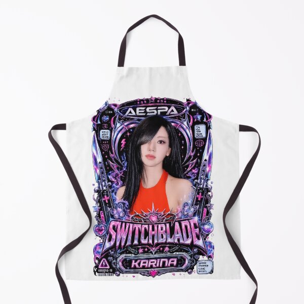 Item preview, Fanmade Karina aespa Switchblade Track Y2K Holographic Border designed and sold by Valereekmerch.