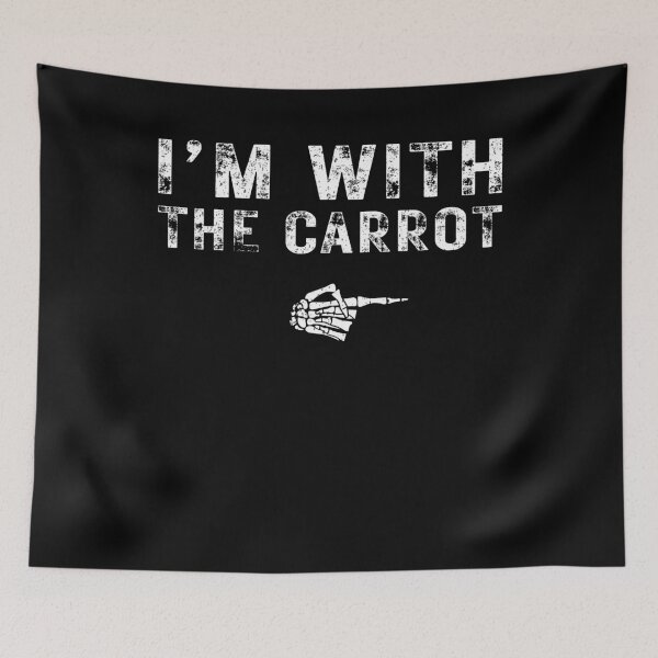 Item preview, I'm With The CARROT Matching Couple Halloween designed and sold by mdmahabubur.
