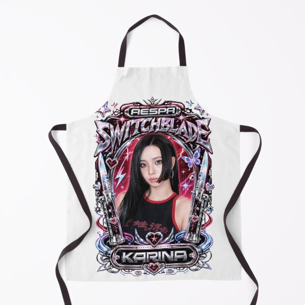 Item preview, Metallic Silver Karina aespa Switchblade Track Decor Poster designed and sold by Valereekmerch.
