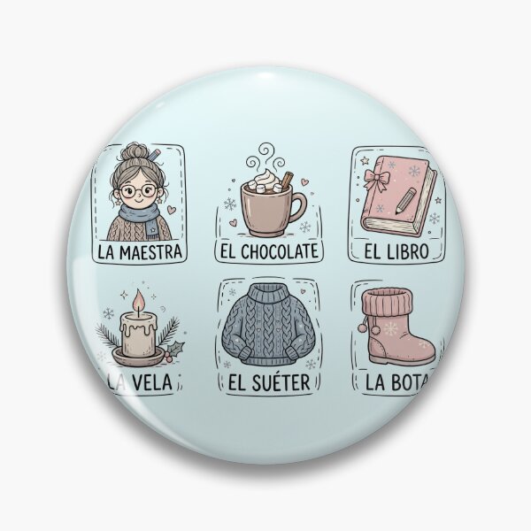 Item preview, Cozy Winter Maestra Loteria Winter Spanish Teacher Shirt Hygge Maestra Christmas Gift designed and sold by Yellowriversss.