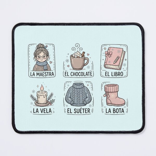 Item preview, Cozy Winter Maestra Loteria Winter Spanish Teacher Shirt Hygge Maestra Christmas Gift designed and sold by Yellowriversss.