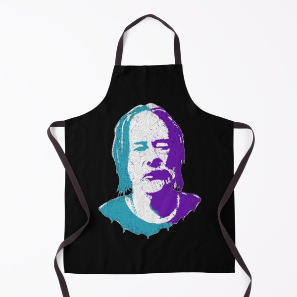 Item preview, Thom Yorke Alternative Rock Cyan Purple Distressed Halftone Portrait designed and sold by surmind.