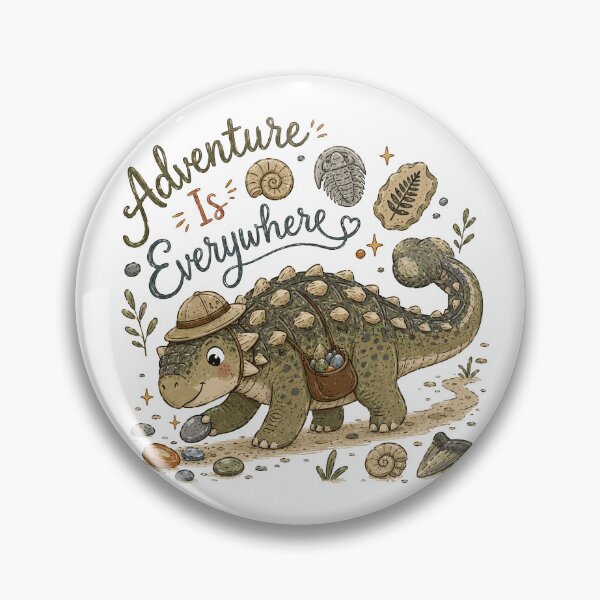 Item preview, Tiny Tank - Cute Ankylosaurus Dino designed and sold by bapupa.