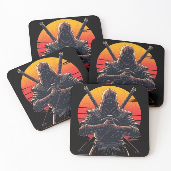 Item preview,  Ninja Warrior Moon Graphic Dark Fantasy Samurai Style designed and sold by ZrnzoDesign.