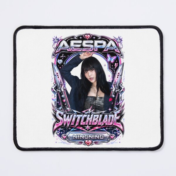 Item preview, aespa Ningning Switchblade Song Chrome Vocalist Fan Art designed and sold by Valereekmerch.