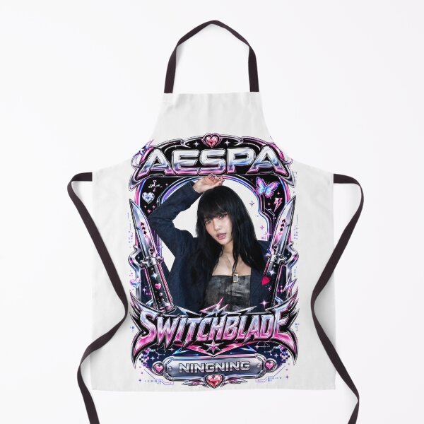 Item preview, aespa Ningning Switchblade Song Chrome Vocalist Fan Art designed and sold by Valereekmerch.