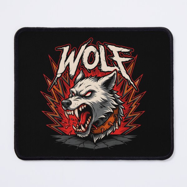 Item preview, Aggressive Snarling Wolf Streetwear Graphic designed and sold by Enea Kelo.