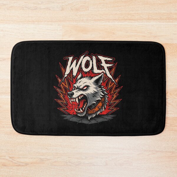 Item preview, Aggressive Snarling Wolf Streetwear Graphic designed and sold by Enea Kelo.