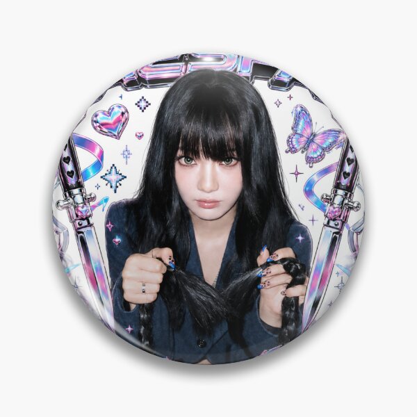 Item preview, Fanmade Ningning aespa Switchblade Track Glow Butterfly Graphic designed and sold by Valereekmerch.