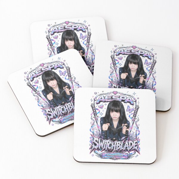 Item preview, Fanmade Ningning aespa Switchblade Track Glow Butterfly Graphic designed and sold by Valereekmerch.