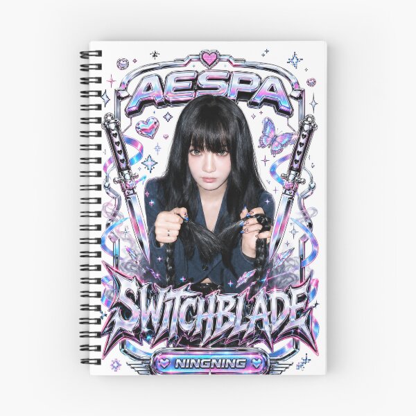 Item preview, Fanmade Ningning aespa Switchblade Track Glow Butterfly Graphic designed and sold by Valereekmerch.