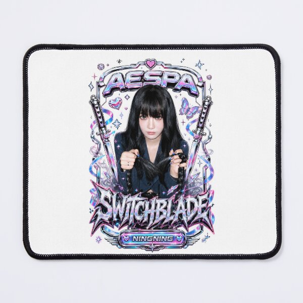 Item preview, Fanmade Ningning aespa Switchblade Track Glow Butterfly Graphic designed and sold by Valereekmerch.