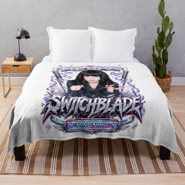 Item preview, Fanmade Ningning aespa Switchblade Track Glow Butterfly Graphic designed and sold by Valereekmerch.
