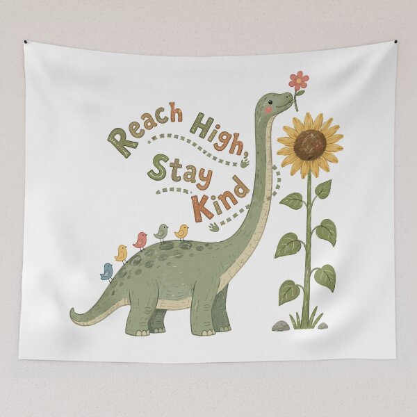Item preview, Tallest Friend - Cute Prehistoric Brachiosaurus Dino designed and sold by bapupa.