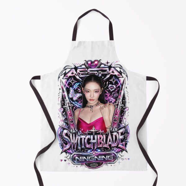 Item preview, Ningning aespa Switchblade Lyric Holographic Spark Poster designed and sold by Valereekmerch.
