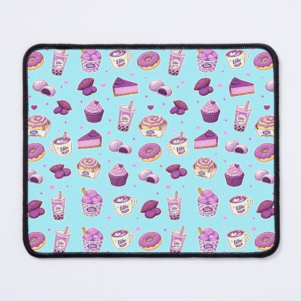 Item preview, Ube Aesthetic Food Pattern Purple Desserts and Drinks designed and sold by merchxwear.