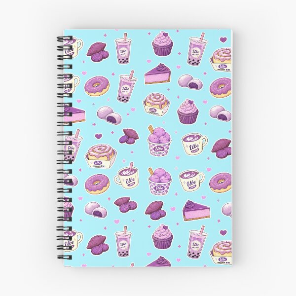 Item preview, Ube Aesthetic Food Pattern Purple Desserts and Drinks designed and sold by merchxwear.