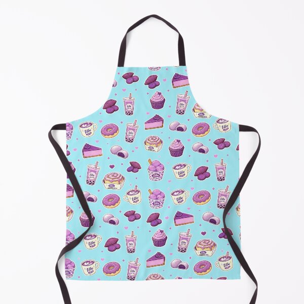Item preview, Ube Aesthetic Food Pattern Purple Desserts and Drinks designed and sold by merchxwear.