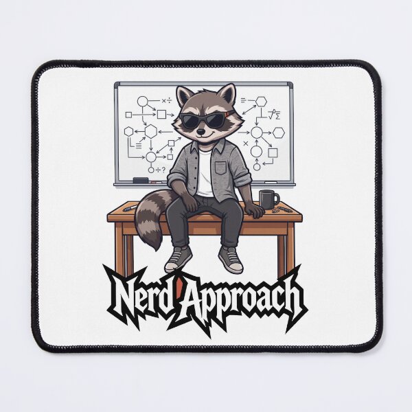 Item preview, Funny Teacher Raccoon – Nerd Approach designed and sold by NerdApproach.
