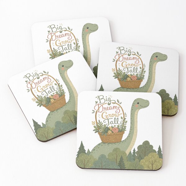 Item preview, Treetop Dreamer - Cute Prehistoric Brachiosaurus Dino designed and sold by bapupa.