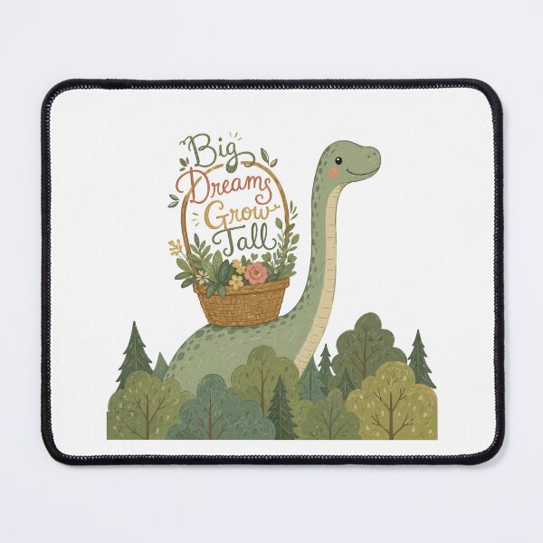 Item preview, Treetop Dreamer - Cute Prehistoric Brachiosaurus Dino designed and sold by bapupa.