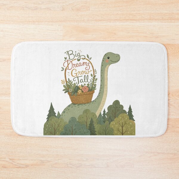 Item preview, Treetop Dreamer - Cute Prehistoric Brachiosaurus Dino designed and sold by bapupa.