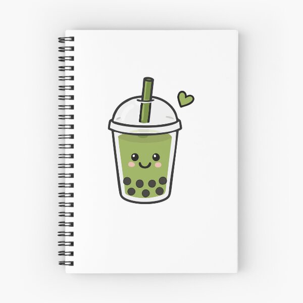 Item preview, Cute Kawaii Matcha Boba Tea designed and sold by VectorForge Studio.
