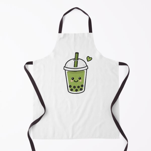 Item preview, Cute Kawaii Matcha Boba Tea designed and sold by VectorForge Studio.