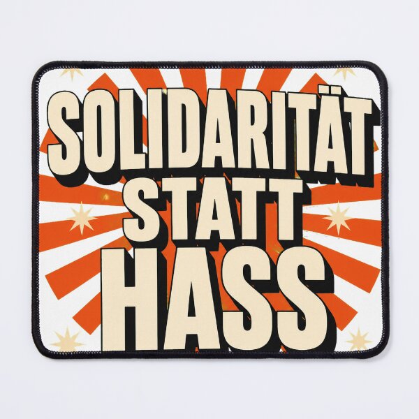 Item preview, Solidarity instead of hate – Retro Statement designed and sold by Sunset Syndicate.