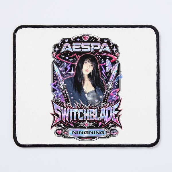 Item preview, Y2K Metallic Ningning aespa Switchblade Song Dagger Sticker designed and sold by Valereekmerch.