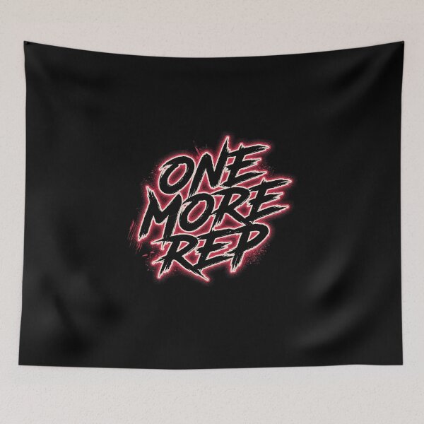 Item preview, One More Rep Gym Motivation Typography designed and sold by Enea Kelo.