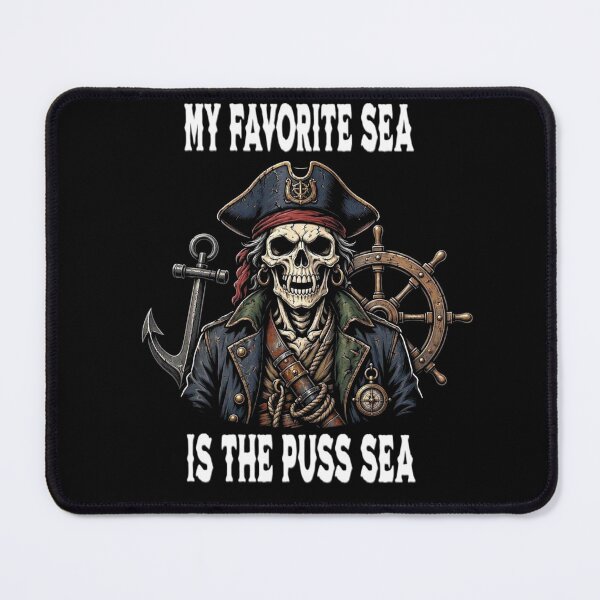 Item preview, My Favorite Sea is The Puss-Sea designed and sold by TheEndDesign.