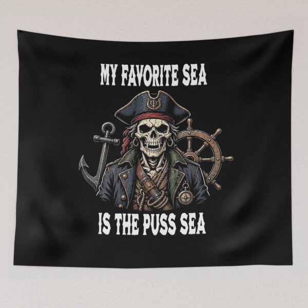 Item preview, My Favorite Sea is The Puss-Sea designed and sold by TheEndDesign.