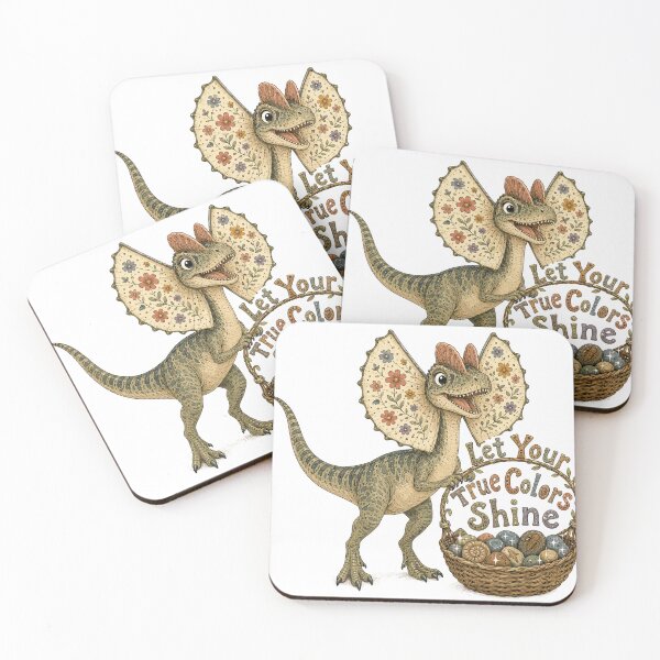 Item preview, Frill of Joy - Cute Prehistoric Dilophosaurus Dino designed and sold by bapupa.