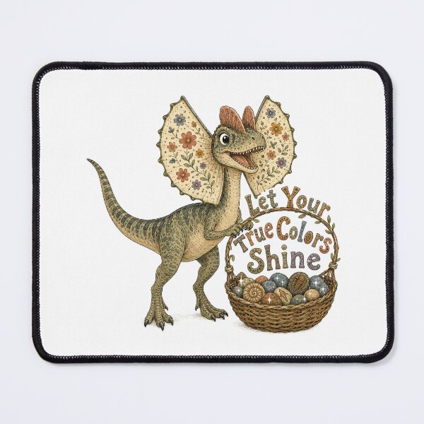Item preview, Frill of Joy - Cute Prehistoric Dilophosaurus Dino designed and sold by bapupa.