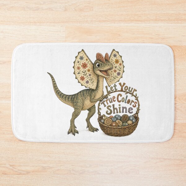 Item preview, Frill of Joy - Cute Prehistoric Dilophosaurus Dino designed and sold by bapupa.