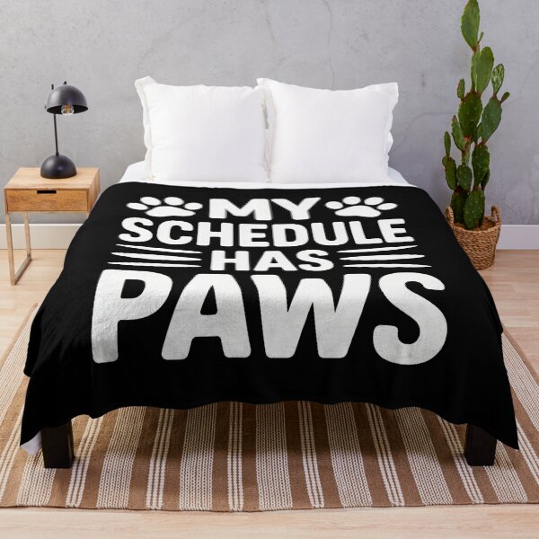 Item preview, My Schedule Has Paws Pet Lover Gift designed and sold by SoyLamderma.