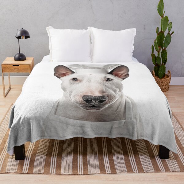 Item preview, Miniature Bull Terrier Chef Dog Funny Cooking Apron Hat designed and sold by LazyOwlStore.
