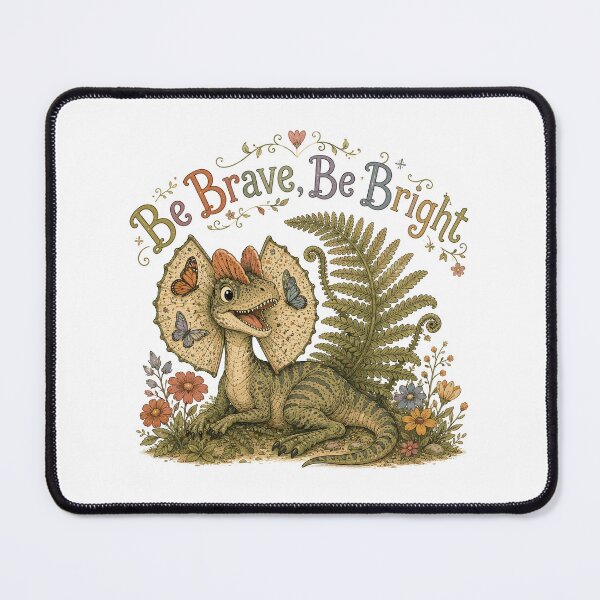 Item preview, Gentle Roar - Cute Prehistoric Dilophosaurus Dino designed and sold by bapupa.