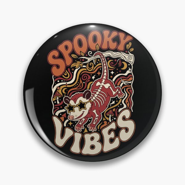 Item preview, Opossum Skeleton Halloween Spooky Vibes Retro Groovy designed and sold by MTRBSK11.