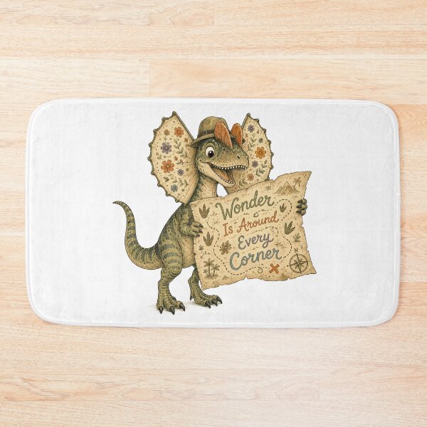 Item preview, Little Explorer - Cute Prehistoric Dilophosaurus Dino designed and sold by bapupa.