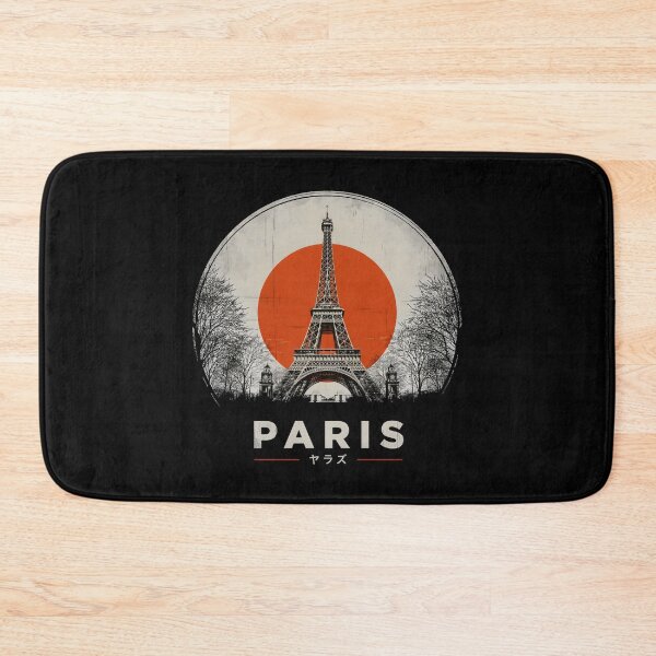 Item preview, Paris Eiffel Tower Japanese Red Sun Artwork designed and sold by Enea Kelo.