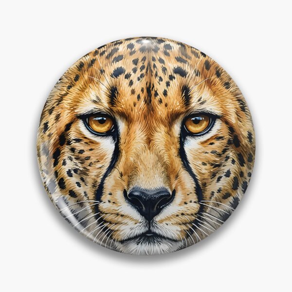 Item preview, Majestic Cheetah Watercolor Painting designed and sold by RawNaturePrints.